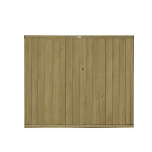 Image of Forest Garden Pressure Treated Tongue & Groove Vertical Fence Panel - 6 x 5ft Pack of 4