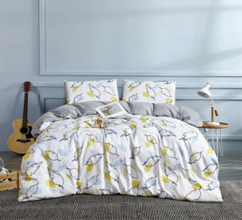 Image of Ezysleep Ezysleep Willow Floral Printed Duvet Set Size: Double Multi Double Unisex 0721545336354