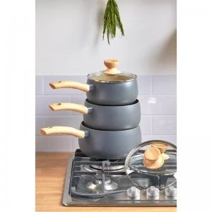 Image of Tower Scandi Non-Stick 3 Piece Pan Set
