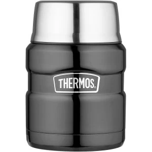 Image of Thermos SK3000 470ml GTB Stainless King Food Flask - Gun Metal