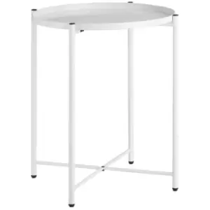 Image of TecTake Chester Bedside Table - White