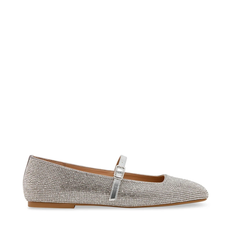 Image of Steve Madden Ezri-R Ballet Flats - Silver Silver 4