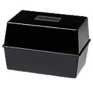 Image of Niceday Card Index System 127 x 76mm Black 250 Cards