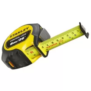 Image of STA537236 8m 25ft Control Grip Trade Tape Measure Magnetic STHT37236-5 - Stanley