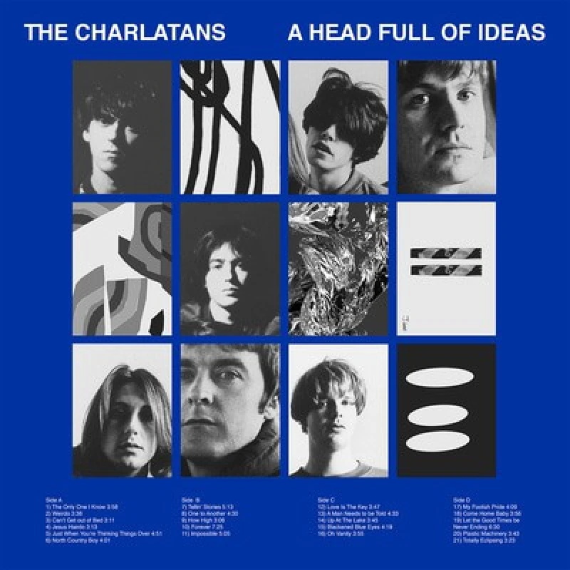 Image of The Charlatans A Head Full Of Ideas 2LP Black unisex