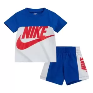 Image of Nike Ampli Short Set Bb99 - Blue