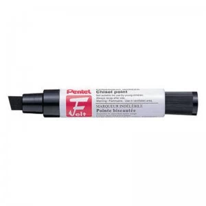 Image of Pentel Marker Chisel Tip Black M180/6-a - 6 Pack