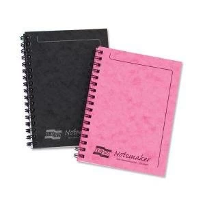 Image of Sidebound Book Sidebound Ruled 80gsm 120 Pages A5 Black Pack of 10