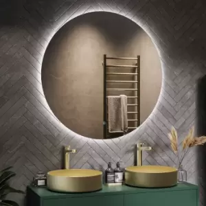 Image of Round LED Bathroom Mirror with Demister 1000mm - Luna