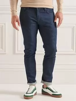 Image of Superdry Studios Slim Jeans - Blue Size 30, Inside Leg R=32", Men