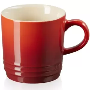 Image of Le Creuset Stoneware Cappuccino Mug Cerise