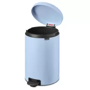 Image of Brabantia newIcon Pedal Bin 20 Litre Plastic Bucket Dreamy Blue