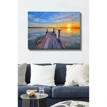 Image of Kanvas Tablo (70 x 100) - 27 Multicolor Decorative Canvas Painting