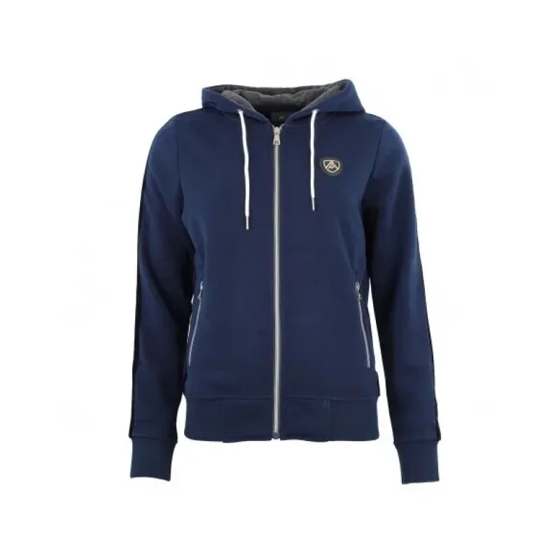 Image of Peak Mountain Womens fleece hoodie Peak Mountain Alice Bleu Female S