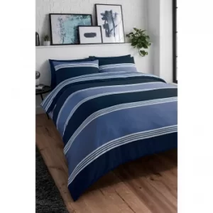 Image of Pieridae Classic Banded Stripe Reversible Duvet Set