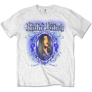 Image of Billie Eilish - Airbrush Unisex Medium T-Shirt - White