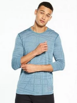 Image of Urban Armor Gear Threadborne Fitted T Shirt Tourmaline Teal Size 2XL Men