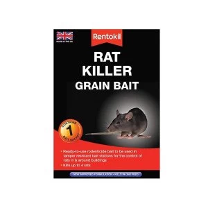 Image of Rentokil Rat Killer Grain Bait (Sachets 3)