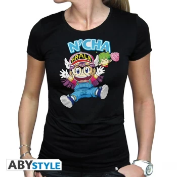 Image of Dr Slump - Arale & Gacchan Womens Medium T-Shirt - Black