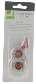 Image of Q Connect Correction Roller White - 12 Pack