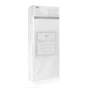 Image of Victoria London Elegance Bedding T200 Fitted Sheet Double White