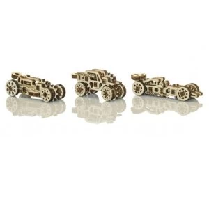 Image of Widgets Race Cars Wooden City 3D Wooden Model Kit