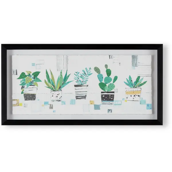 Image of Art For The Home - House Plant Haven Framed Print