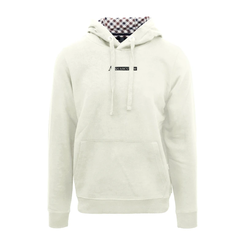 Image of Aquascutum Mens Hdy Sweat Pull Over Hoodie Butter male X Large