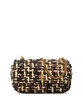 Image of Tory Burch Kira Tweed Mini Flap Bag