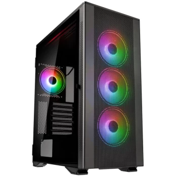 Image of Kolink Stronghold Prism ARGB Midi Tower Case - Gunmetal Grey