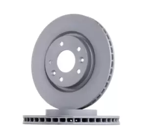 Image of ATE Brake disc RENAULT,NISSAN 24.0126-0185.1 402064BA0A,402064EA0A,402064EA0B Brake rotor,Brake discs,Brake rotors 402066624R