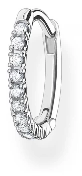 Image of Thomas Sabo Sterling Silver Single Hoop Earring Silver Jewellery