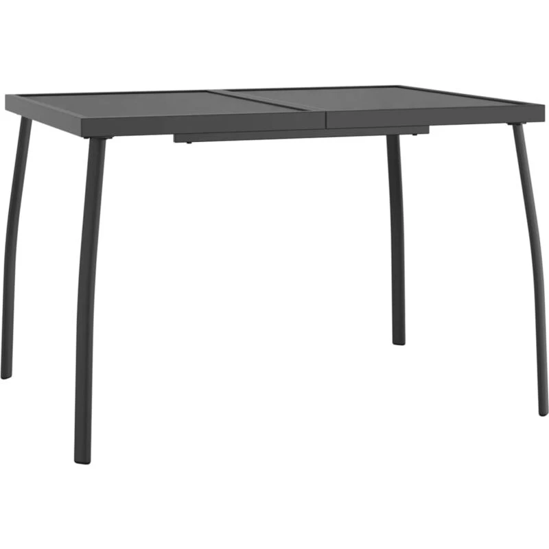 Image of VIDAXL Garden Table Anthracite 110x80x72cm Steel Mesh Vidaxl 8720845775049