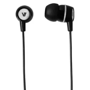 Image of V7 Stereo Earbuds with Inline Microphone - Black
