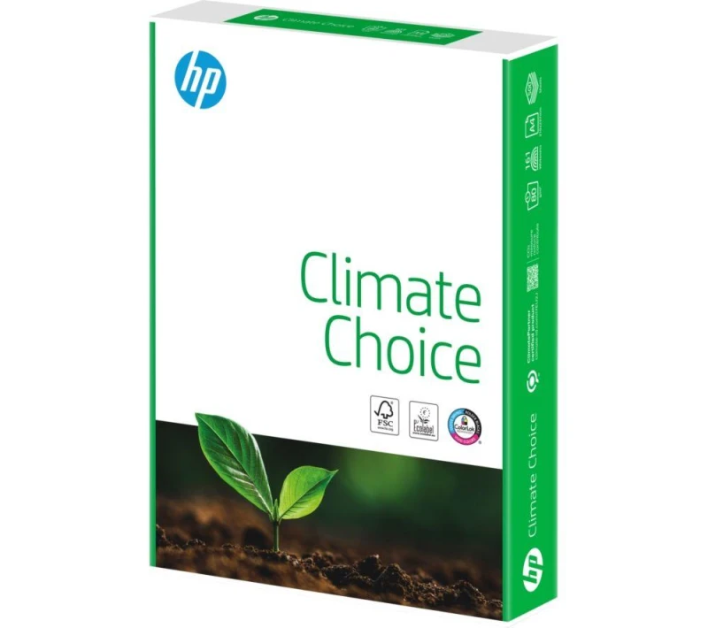 Image of HP Climate Choice A4 White Copy Paper 80gsm 2500 Sheets - FSC Certified