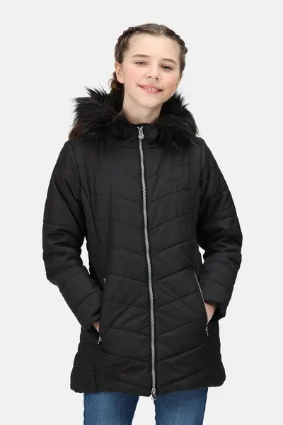 Image of Regatta 'Fabrizia' Thermoguard Insulated Parka Jacket Black