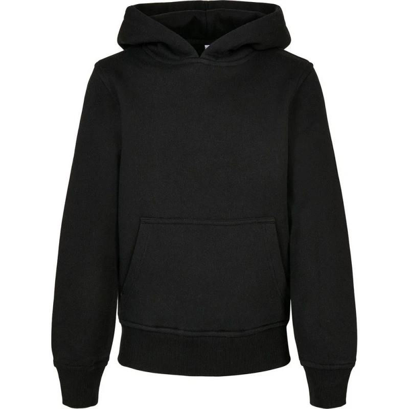 Image of Build Your Brand Basic Hoodie in Black Size: 5-6 Years Black Unisex 5-6 Years