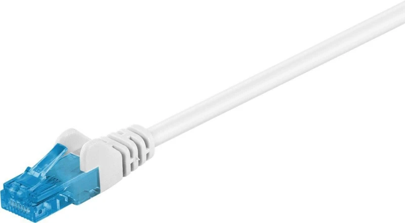 Image of Microconnect UTP6A01W networking cable White 1m Cat6a U/UTP (UTP)