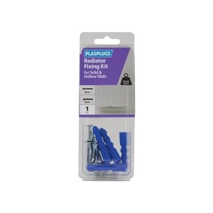 Image of Plasplugs Radiator Fixing Kit for Solid & Hollow Walls