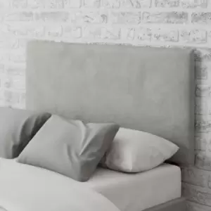 Image of Garland Plush Velvet Headboard Silver