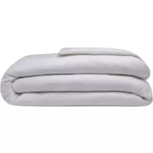 Image of Belledorm Brushed Cotton Duvet Cover (Single) (Grey) - Grey