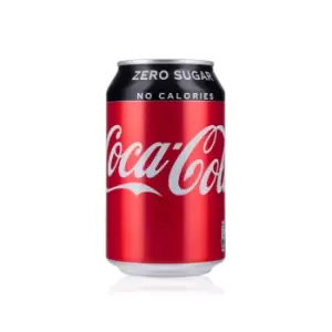 Image of Coca Cola Zero Sugar 330ml Can 24 Pack