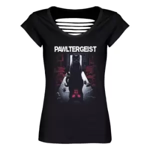 Image of Grindstore Womens/Ladies Pawltergeist T-Shirt (XL) (Black)