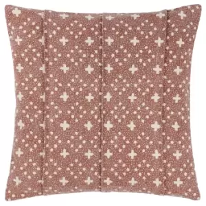 Image of Helm Organic Look Cotton Cushion Pecan, Pecan / 50 x 50cm / Polyester Filled