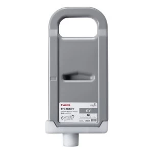 Image of Canon PFI701GY Grey Ink Cartridge