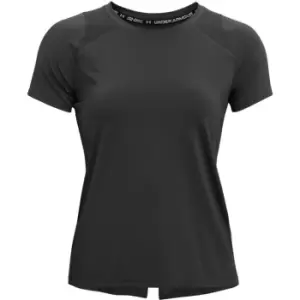 Image of Under Armour Iso-Chill Run Short Sleeve Running Top Ladies - Grey