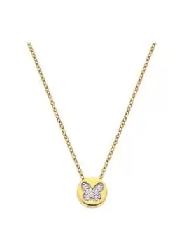 Image of Hot Diamonds HD X Jj Butterfly Necklace
