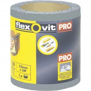 Image of Flexovit High Performance Finishing Sanding Roll 115mm 5m 320g