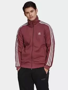 Image of Adidas Originals Adicolor Classics Beckenbauer Primeblue Track Top - Brown