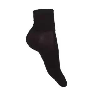 Image of Silky Mens/Ladies Dance Socks In Classic Colours (1 Pair) (4-7 UK) (Black)